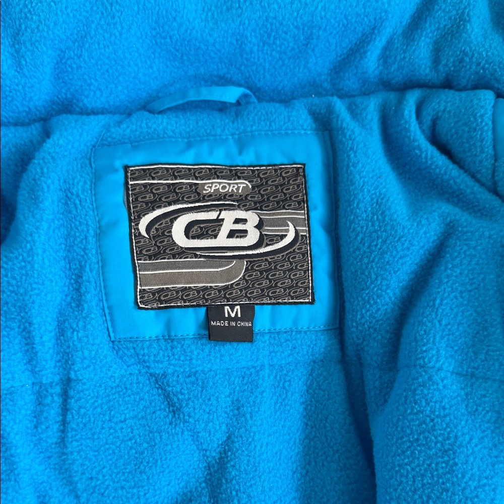 CB Women's Blue and White Ski Jacket - Picture 3 of 4